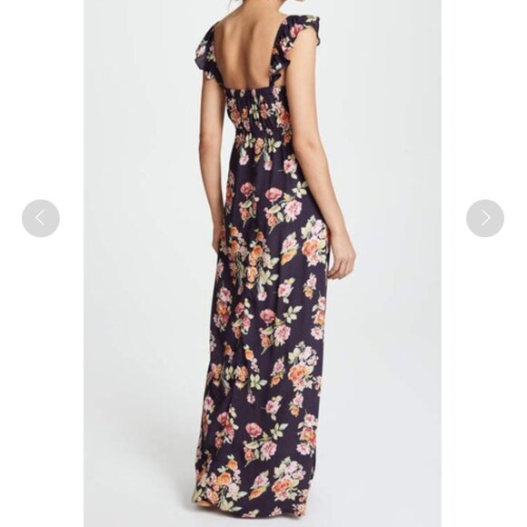 Flynn Skye Bardot Maxi Dress Floral Print Size S - Picture 2 of 12